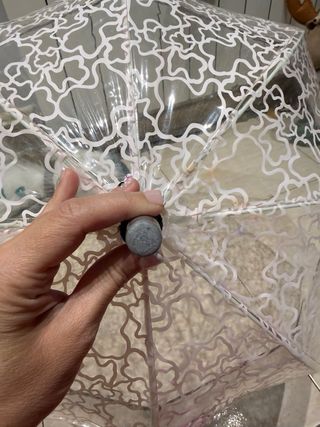 Paraguas Tous niña transparente