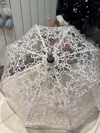 Paraguas Tous niña transparente