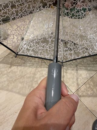 Paraguas Tous niña transparente