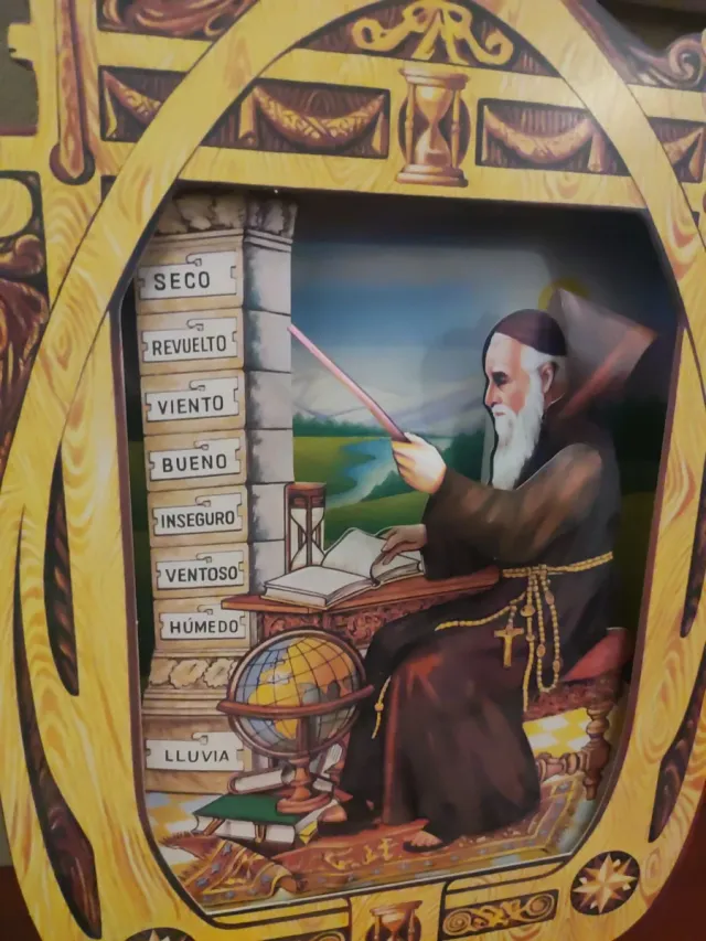 Barómetro Decorativo Monje