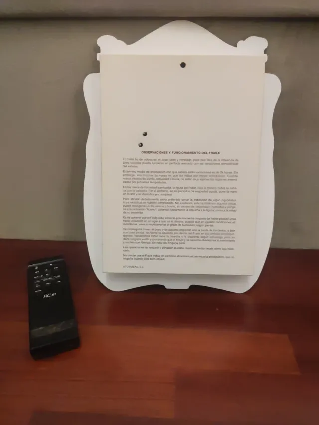 Barómetro Decorativo Monje