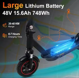 Patinete Eléctrico VARSTROM Negro. Bat48v 15.6Ah