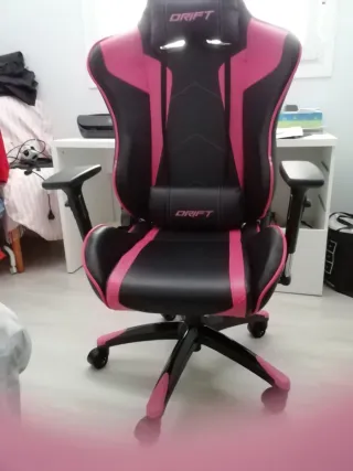 Silla Gaming Drift Rosa y Negra