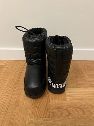 Love Moschino Stivali Imbottiti Cuore Nero