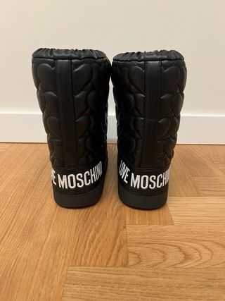 Love Moschino Stivali Imbottiti Cuore Nero