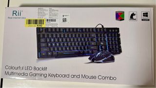 Teclado y Ratón Rii LED Multimedia Gaming