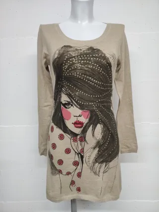 Miniabito donna maniche lunghe