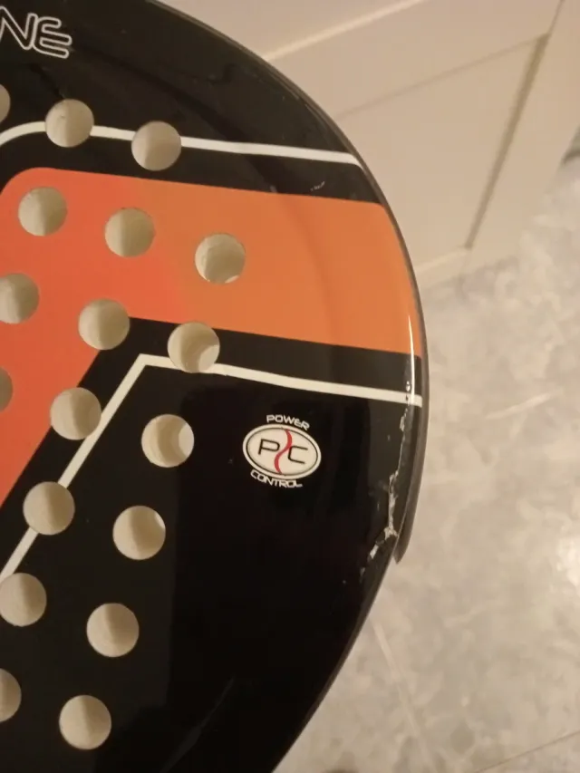 Raqueta Pádel Element Negra y Naranja