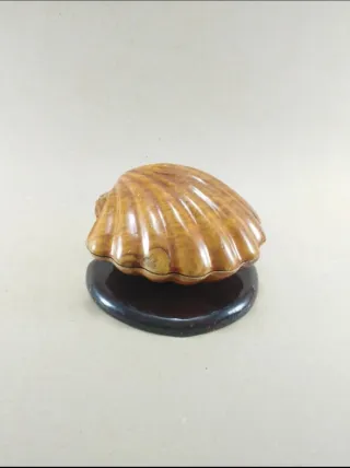 Joyero madera tallada con base