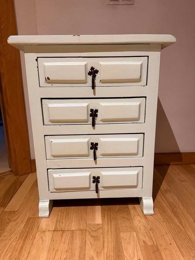 Mueble cajonera de madera