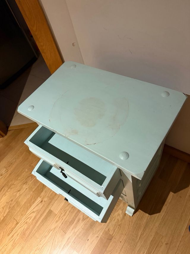 Mueble cajonera de madera