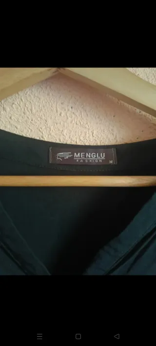 Camiseta manga larga mujer negra