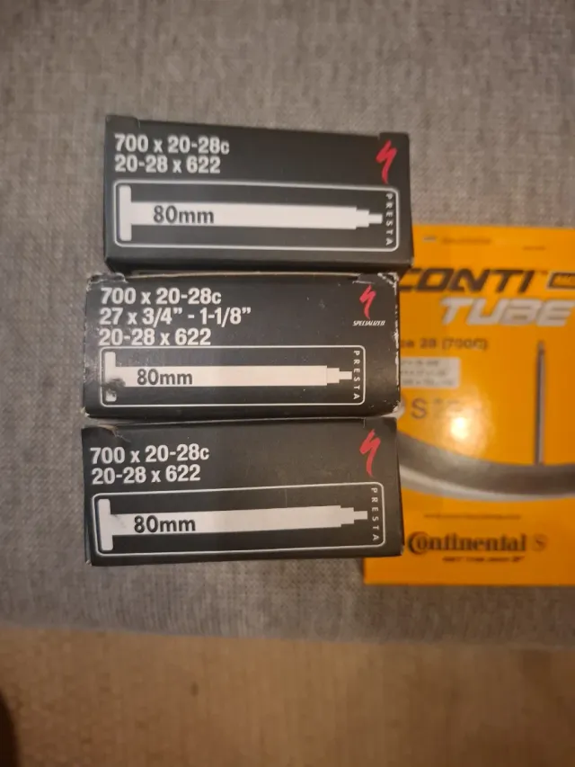 Cámaras de bici carretera 700x20-28c 80mm