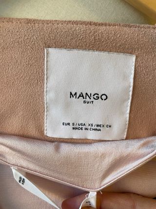 Conjunto chaqueta y blusa rosa