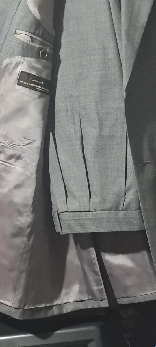 Traje chaqueta de hombre gris talla 50