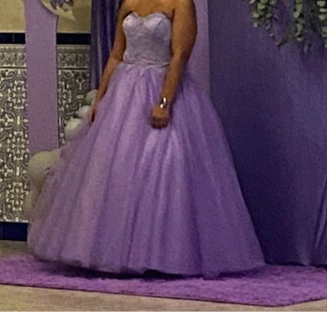 Vestido de Quinceañera Morado