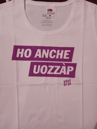 3x Magliette "Dove si va" con scritte simpatiche L