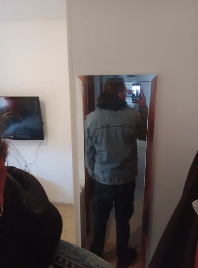 Cazadora tejana Zara de invierno - M