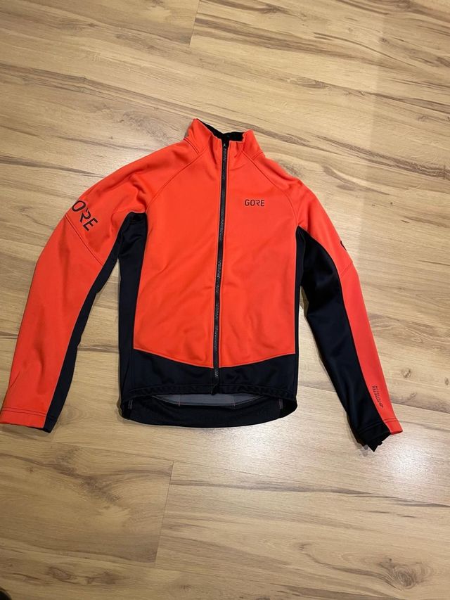 Chaqueta Gore Bike Wear Invierno Naranja
