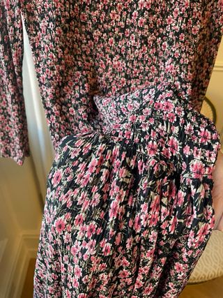 Vestido largo floral MNG