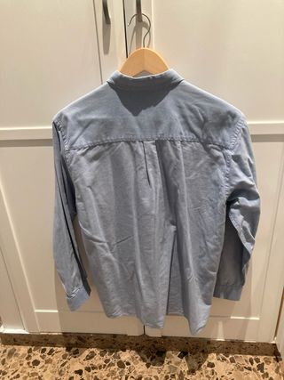 Camisa Lacoste azul mujer