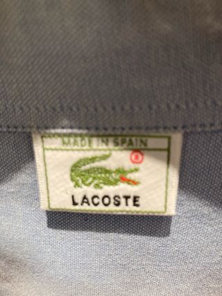 Camisa Lacoste azul mujer