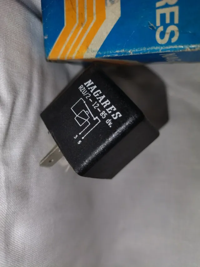 Relé nagares RZU/2.12 de automoción 12v