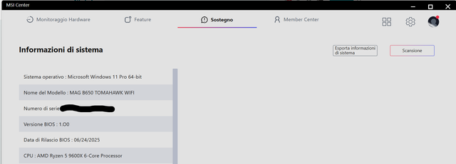 MSI B650 Tomahawk + Ryzen 5 9600X + Contact Frame