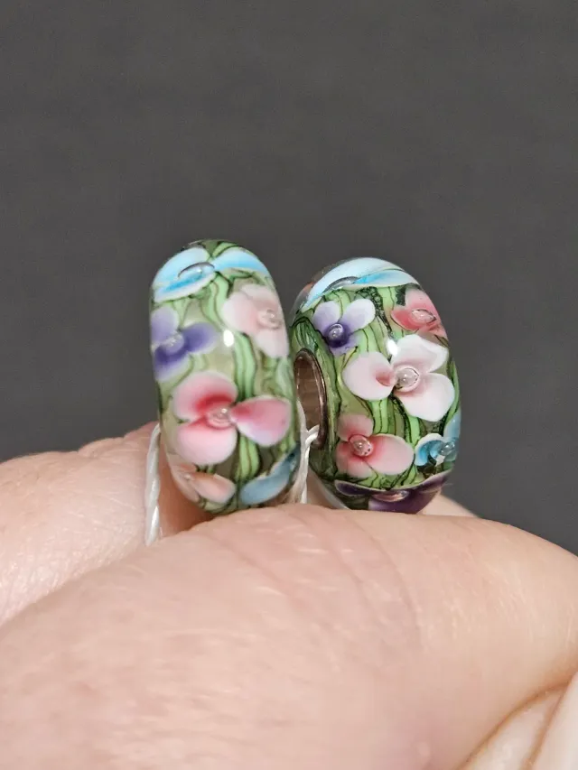 Charms Cristal Murano Flores Primavera