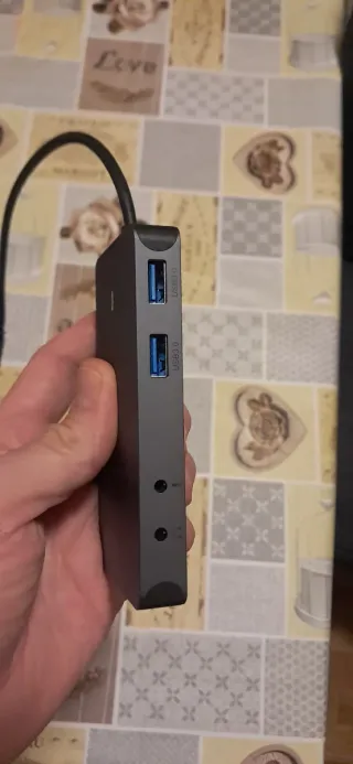 Hub USB-C 10 en 1 (HDMI Dual, Ethernet, VGA)