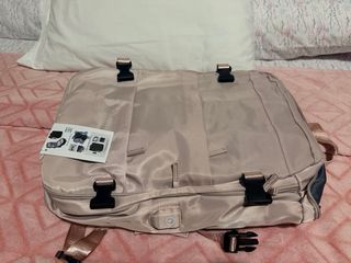 Mochila de viaje grande color salmón 45x30x20