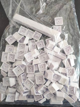 Keycaps PBT Bianchi Ghiaccio