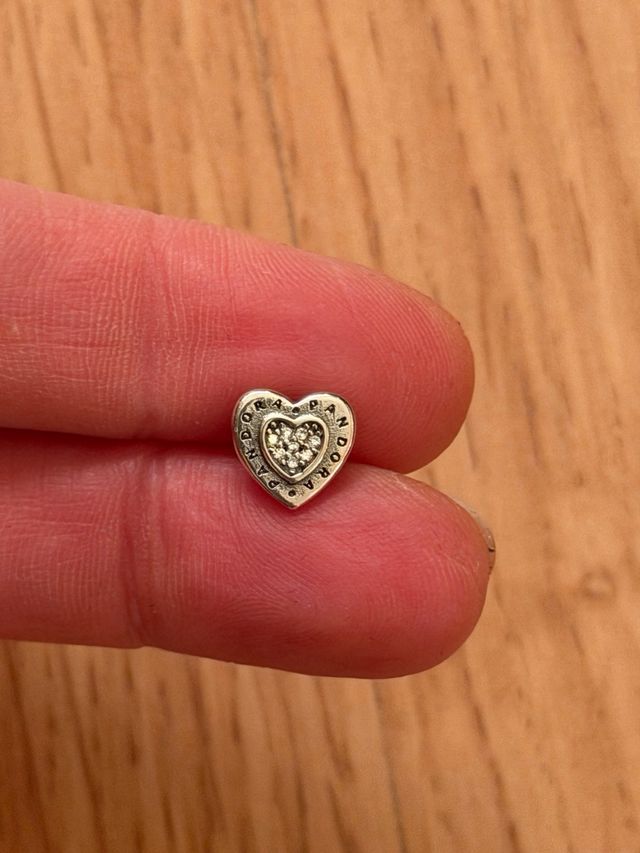Pendientes Corazón Pandora Plata