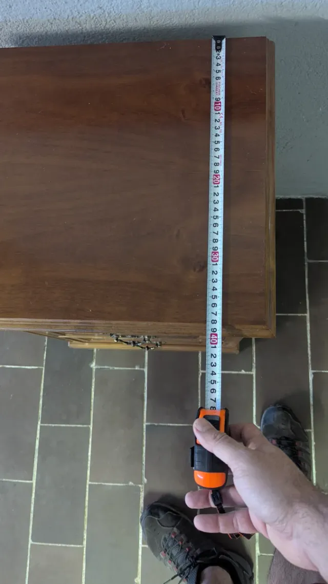 Pareja Mesitas Noche Vintage Madera