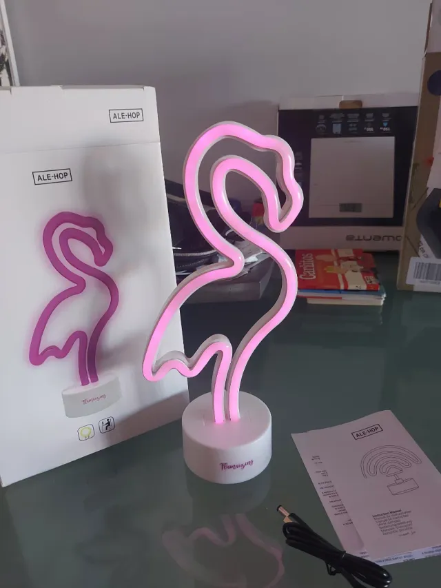 Lámpara Flamenco Rosa ALE-HOP