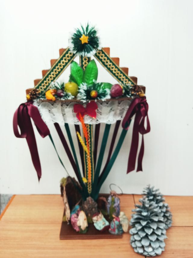 Adorno Navideño ramo leones