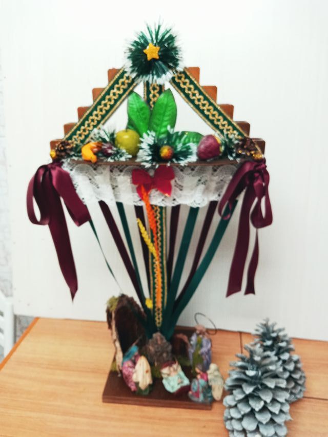 Adorno Navideño ramo leones