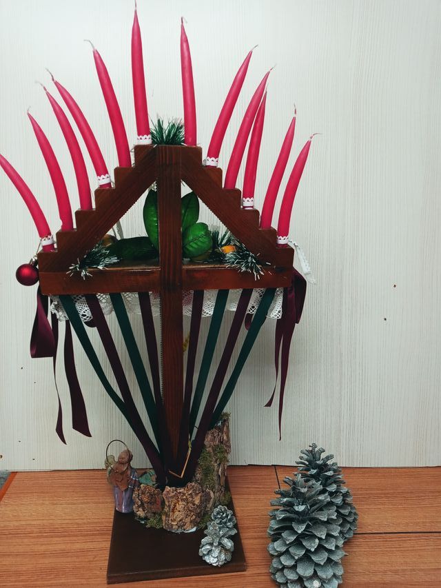 Adorno Navideño ramo leones