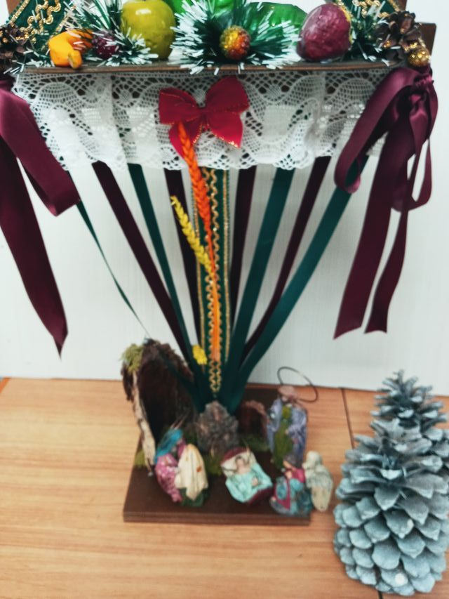 Adorno Navideño ramo leones