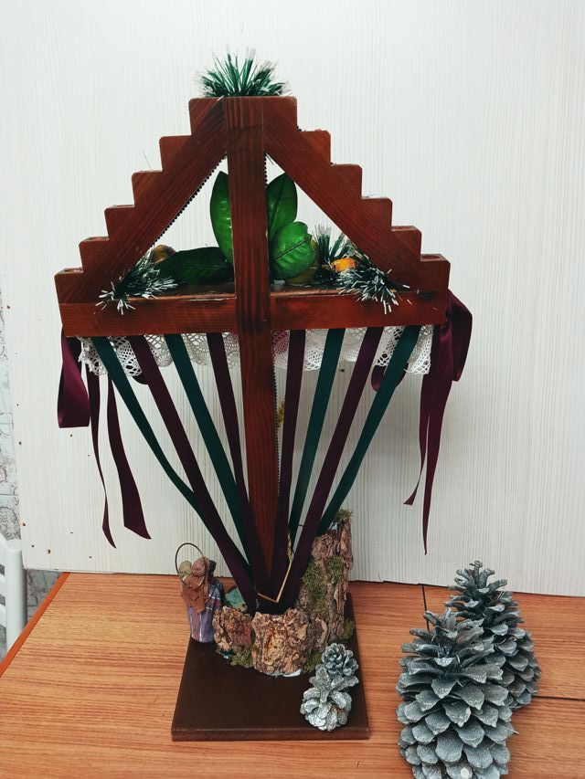 Adorno Navideño ramo leones