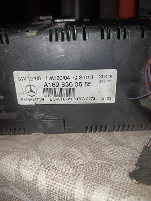 Controle do Ar Condicionado Mercedes W203/W209