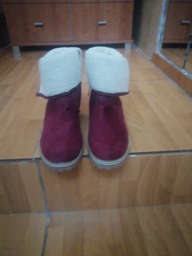 Botas de mujer con borreguito