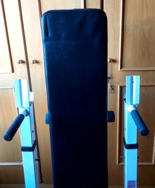 Banco Gimnasio Pesas Ise Blanco