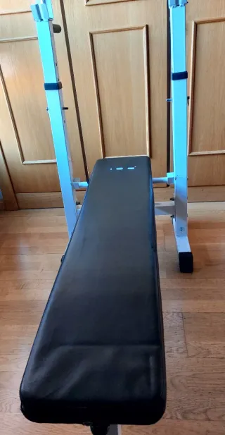 Banco Gimnasio Pesas Ise Blanco