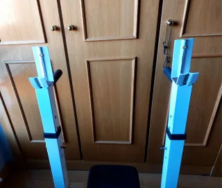 Banco Gimnasio Pesas Ise Blanco