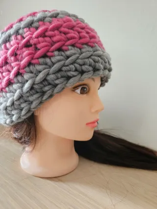 Tapa di lana merino chunky