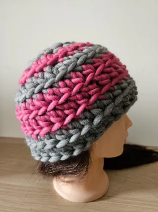 Tapa di lana merino chunky