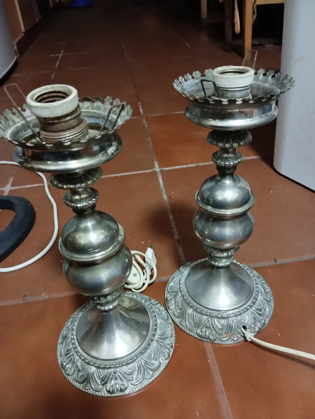 Candelabros de bronce