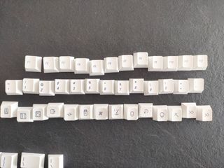 Set Keycaps PBT Bianchi Esteso