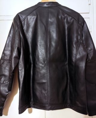 Cazadora efecto piel Jack & Jones negra